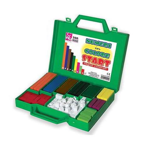 Numeri in Colore Start Valigetta 200 Pezzo Regoli Cwr