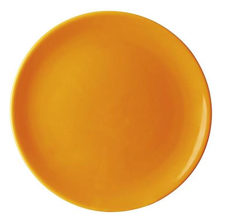Excelsa, trendy piatto frutta arancio cm 20 in ceramica - 2