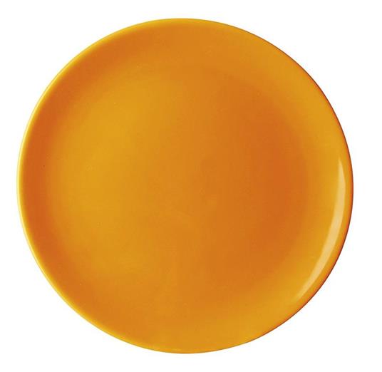 Excelsa, trendy piatto frutta arancio cm 20 in ceramica - 2