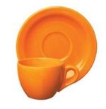 Excelsa trendy, set 2 tazze caffè colore arancio, in ceramica