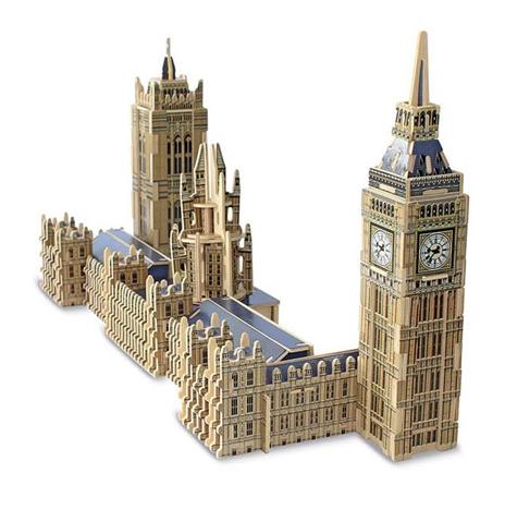 Puzzle 3D Monument. Big Ben And Parliament - 2
