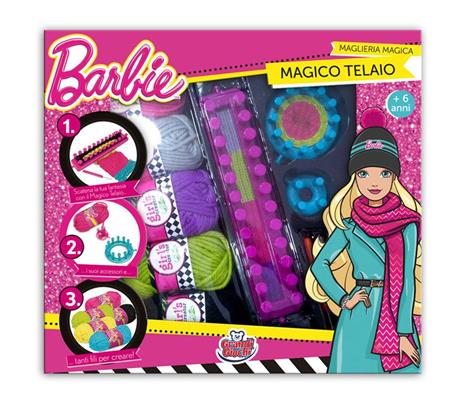 Barbie. Maglieria Magica. Accessori Con Telaio - 3