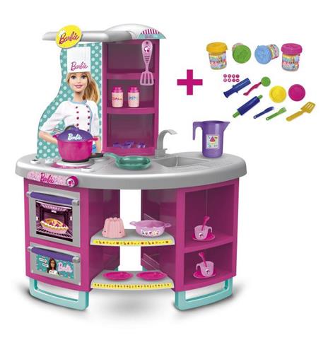 Barbie: Grandi Giochi - Pasta Da Modellare - Nuova Cucina - 3