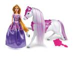 Princess Rapunzel Con Cavallo