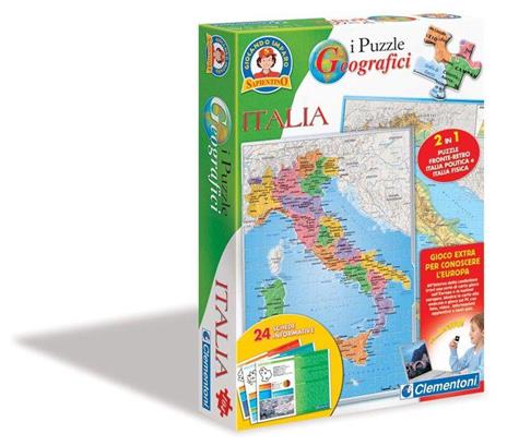 Sapientino puzzle. Italia