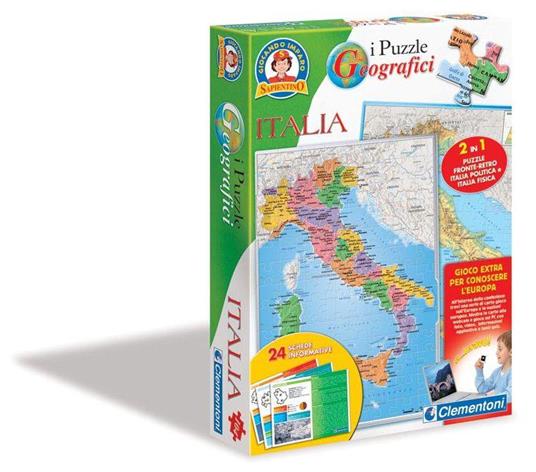 Sapientino puzzle. Italia