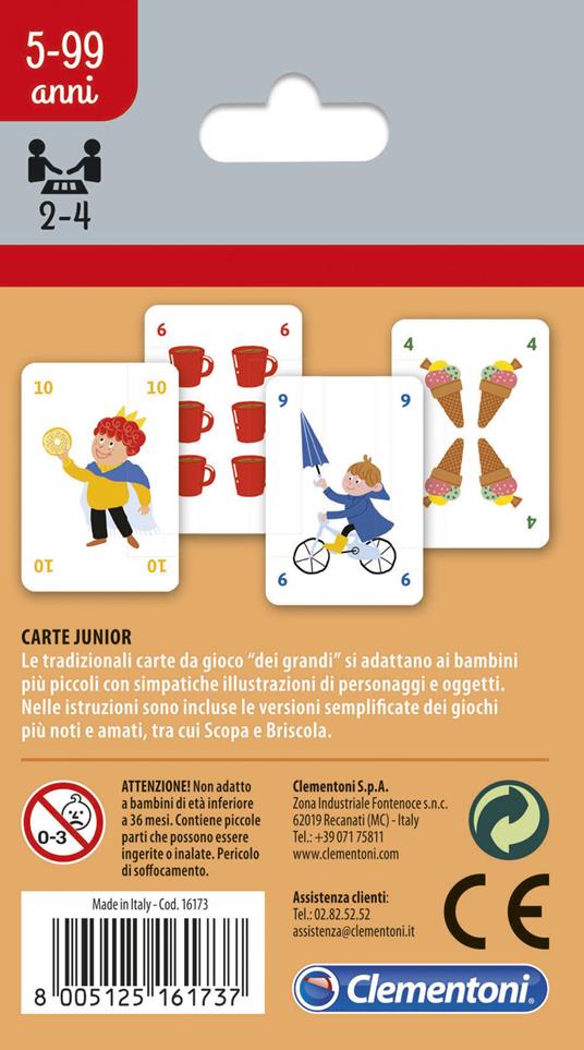 Carte Junior - Clementoni - Sapientino - Carte da gioco