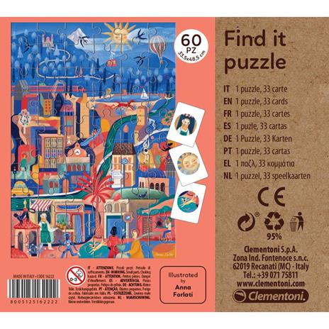 Find It Puzzle Recycled Materials Winter - 3