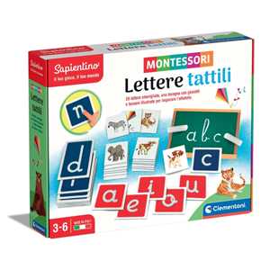 Giocattolo Montessori Lettere Tattili Clementoni