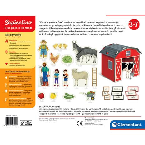 Montessori Fattoria parole e frasi - 3