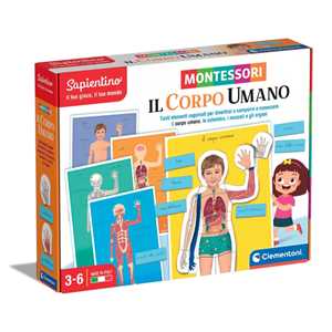 Giocattolo Montessori Il Corpo Umano Clementoni