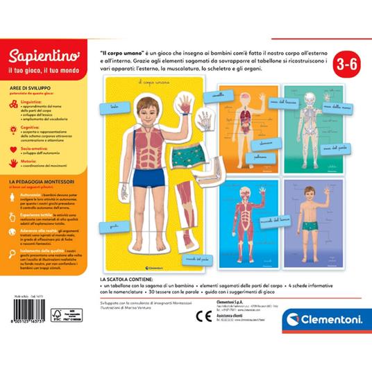 Montessori Il Corpo Umano - 3