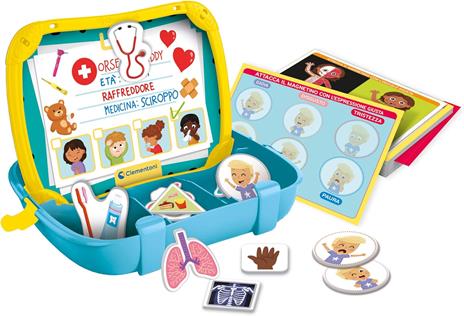 Clementoni Sapientino - Valigetta del Dottore, Kit Medico Bambini 4-6 Anni, Schede Educative - 2