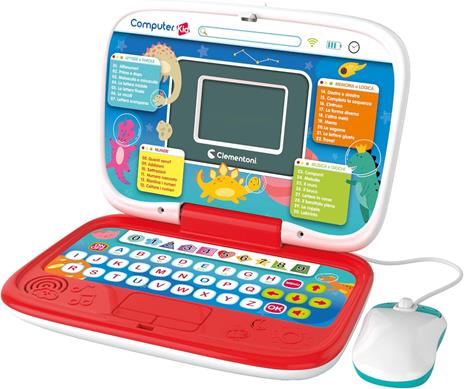 Clementoni - Computer Kid Smart Laptop Educativo Bambini 4+ Anni, 30 attività Educative, Gioco Elettronico - 2