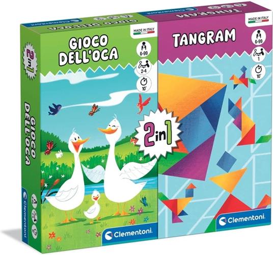 2in1 Gioco dell'Oca + Tangram (16577)