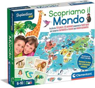 Giocattolo Sapientino Più Classic Educ Games Scopriamo il Mondo Clementoni