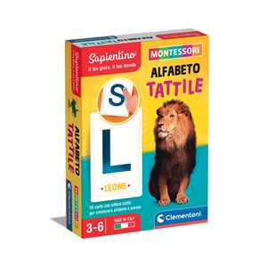 Giocattolo Montessori - Alfabeto Tattile Clementoni