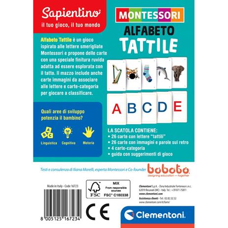 Montessori - Alfabeto Tattile - 3