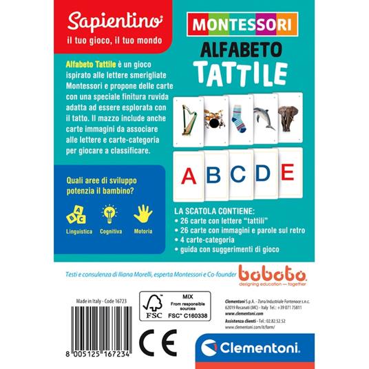Montessori - Alfabeto Tattile - 3