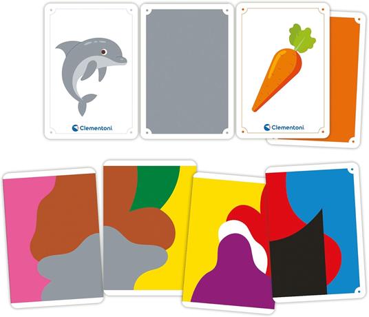 Clementoni Sapientino Montessori - Carte Colori, Gioco Educativo Montessori 2 5 Anni, Flashcards - 4