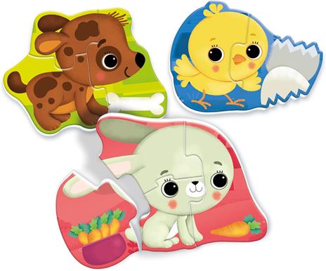 Clementoni Sapientino Baby - Cuccioli in Fattoria, Gioco Educativo Montessori per Bambini di 1-3 Anni - 2