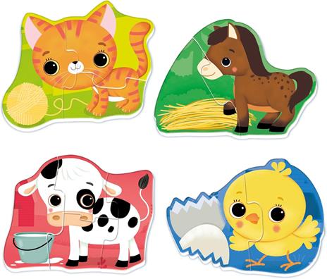 Clementoni Sapientino Baby - Cuccioli in Fattoria, Gioco Educativo Montessori per Bambini di 1-3 Anni - 4