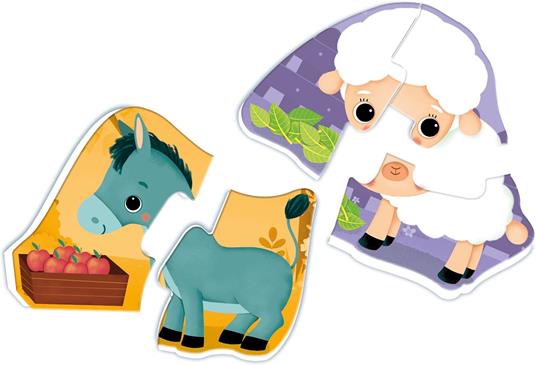 Clementoni Sapientino Baby - Cuccioli in Fattoria, Gioco Educativo Montessori per Bambini di 1-3 Anni - 5