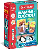 Giocattolo Clementoni Sapientino Baby - Mamme e Cuccioli, Gioco Educativo per Bambini 1-3 Anni, Flashcards Clementoni
