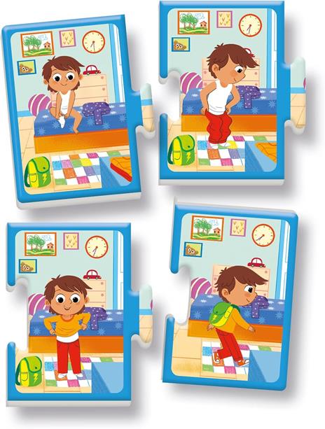 Clementoni Sapientino - Ora Ci Riesco, Gioco Educativo con Tessere Incastro per Bambini 2-4 Anni - 2