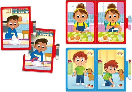 Clementoni Sapientino - Ora Ci Riesco, Gioco Educativo con Tessere Incastro per Bambini 2-4 Anni - 4
