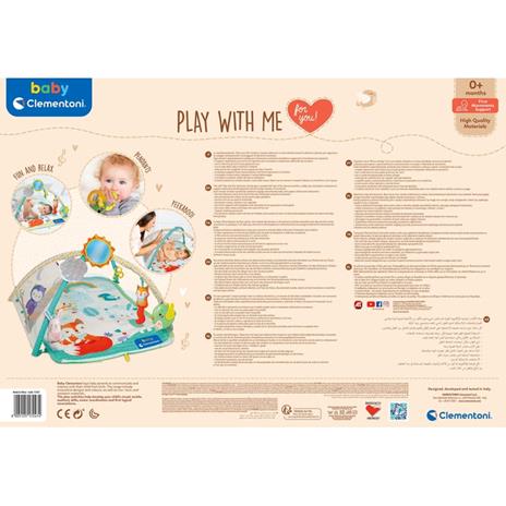 Baby Clementoni - Play With Me Soft Activity Gym - 3