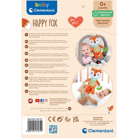 Baby Clementoni - Happy Fox Activity Peluche - 3
