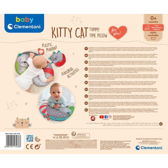 Kitty cat tummy time pillow - 3