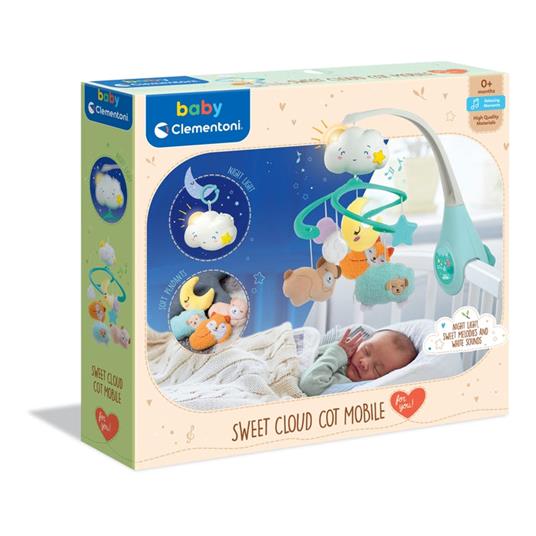 Baby Clementoni - Sweet Cloud Cot Mobile - 3