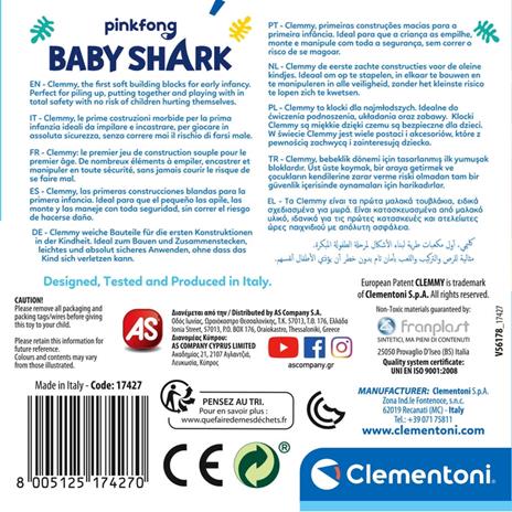 Soft Clemmy - Secchiello Baby Shark - 3