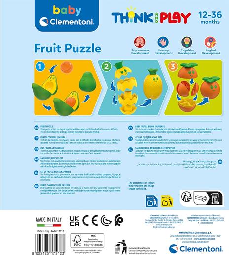 Fruit Puzzle - Think & Play (17512) - 3