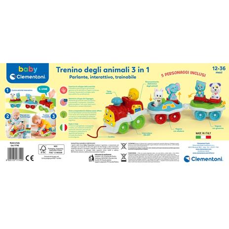 Trenino degli Animali - 3 in 1 - 3