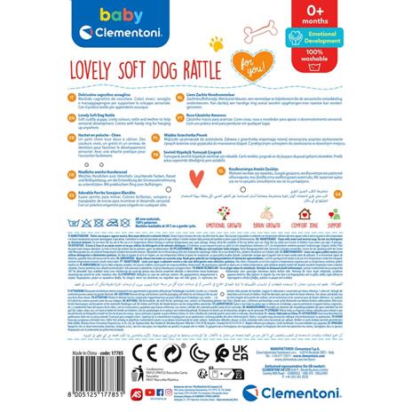 Lovely Soft Dog Rattle - 3