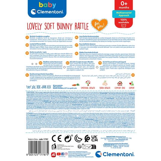 Lovely Bunny Soft Rattle - 3