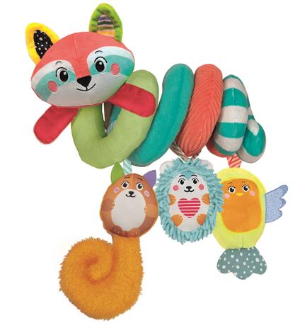 Peluche Spirale Da Passeggino Happy Animals