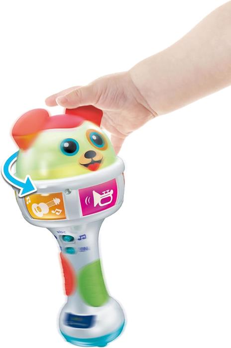 Clementoni Baby Baby Maracas Amici Cuccioli, Sonagli Interattivo Bambini 6-36 Mesi, con Palline, Effetti Sonori e Melodie - 5