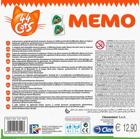 Memo 44 gatti - 2