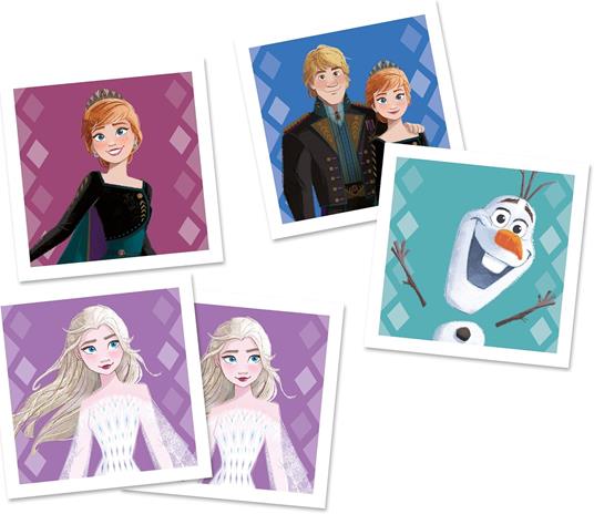 Clementoni - 18299 - Memo Disney Frozen - Gioco Di Memoria E Associazione, Carte Da Accoppiare, Educativo Bambini 4 Anni - 2