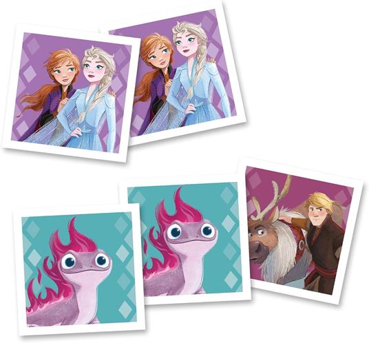 Clementoni - 18299 - Memo Disney Frozen - Gioco Di Memoria E Associazione, Carte Da Accoppiare, Educativo Bambini 4 Anni - 4