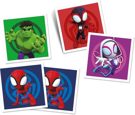 Clementoni - 18304 - Memo Marvel Spidey - Gioco Di Memoria E Associazione, Carte Da Accoppiare - 2