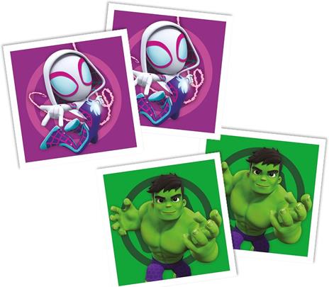 Clementoni - 18304 - Memo Marvel Spidey - Gioco Di Memoria E Associazione, Carte Da Accoppiare - 4
