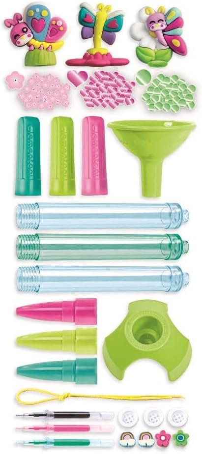 Clementoni Idea - Create Your Pens: Wonderful Butterflies, Laboratorio delle Penne Personalizzate, Kit Creativo Bambini 6+ - 4