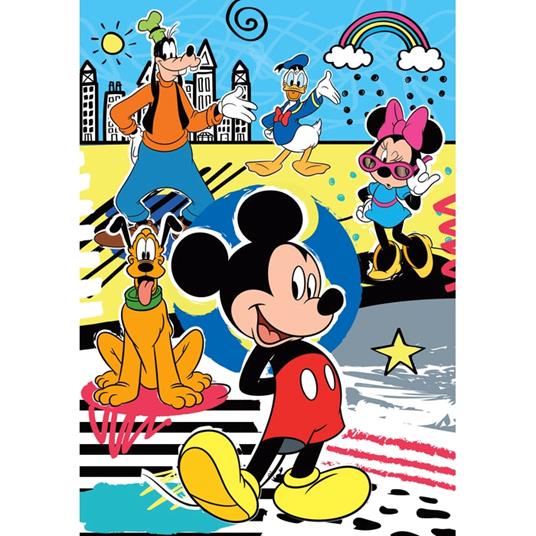 Puzzle 3D Model. Mickey Mouse - 2