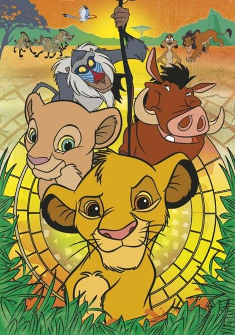Puzzle 3D Model. Lion King - 2