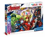 Clementoni Puzzle Brillant 104 Pz Marvel